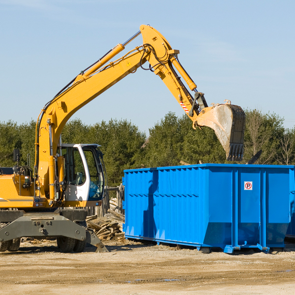 can i choose the location where the residential dumpster will be placed in Porter MI